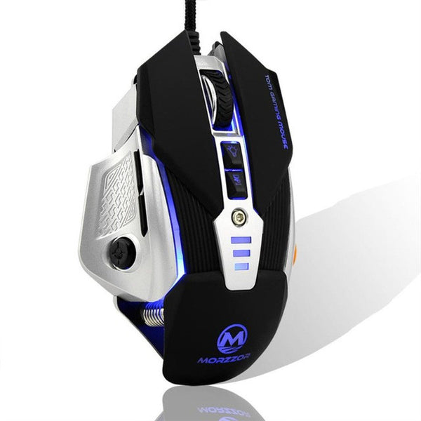 2016 Computer Mouse Malloom 2016 Mouse Games Optical 3200 DPI 8D Buttons LED Mechanical Wi ...