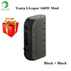 Original Yosta Livepor 160W Box Vape Mod electronic cigarette No 18650 Battery Box Mod or IGVI RDA Tank 160W Power VS Smok Eleaf
