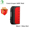 Original Yosta Livepor 160W Box Vape Mod electronic cigarette No 18650 Battery Box Mod or IGVI RDA Tank 160W Power VS Smok Eleaf