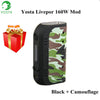 Original Yosta Livepor 160W Box Vape Mod electronic cigarette No 18650 Battery Box Mod or IGVI RDA Tank 160W Power VS Smok Eleaf