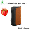 Original Yosta Livepor 160W Box Vape Mod electronic cigarette No 18650 Battery Box Mod or IGVI RDA Tank 160W Power VS Smok Eleaf