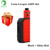 Original Yosta Livepor 160W Box Vape Mod electronic cigarette No 18650 Battery Box Mod or IGVI RDA Tank 160W Power VS Smok Eleaf