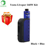 Original Yosta Livepor 160W Box Vape Mod electronic cigarette No 18650 Battery Box Mod or IGVI RDA Tank 160W Power VS Smok Eleaf