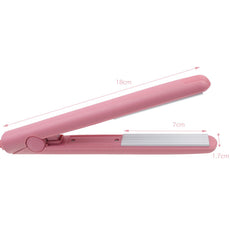 Mini Curls Hair Straightener Iron Pink Ceramic Electronic Chapinha Nano Titanium Straightening Corrugated Curling Styling Tools