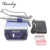 2017 New Blue ProNail Drill Machine Nail Equipment Manicure Pedicure Files Electric Manicure Drill Machine With Accessor