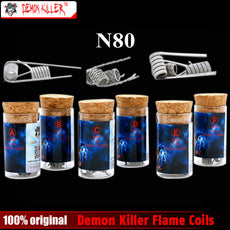 Original Demon killer Flame coils N80 6 kinds A B C D E F Style DIY Coil Wire Prebuilt Coil For RDA RTA Atomizer or Tank