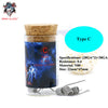 Original Demon killer Flame coils N80 6 kinds A B C D E F Style DIY Coil Wire Prebuilt Coil For RDA RTA Atomizer or Tank