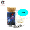 Original Demon killer Flame coils N80 6 kinds A B C D E F Style DIY Coil Wire Prebuilt Coil For RDA RTA Atomizer or Tank