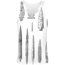 Neolithic Sublimation Tank Top T-Shirt For Men - 100% Soft Polyester - All-Over Printing - Custom Printed Mens Clothing