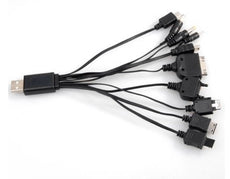 Universal Mobile Phone Charger USB Cell Phone Charging Cable Multicharger for HTC Samsung iPhone iPod Nokia ZTE LG Blackberry