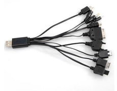 Universal Mobile Phone Charger USB Cell Phone Charging Cable Multicharger for HTC Samsung iPhone iPod Nokia ZTE LG Blackberry