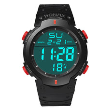 HONHX Fashion Men Sports Watches LED Digital Watch Outdoor Sports Wristwatches For Men Military Electronic Watch Reloj hombre#63