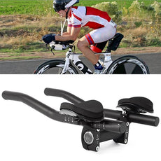 Aluminum Alloy Road Handlebar Cycling Race Bicycle MTB Rest Handlebar Separated 2pcs Pipe Rest End #S0