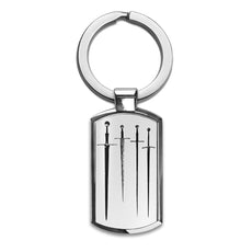 Swords Premium Stainless Steel Key Ring| Enjoy A Unique  & Personalized Key Hanger To Carry Your Keys W/ Style| Custom Quality Prints| Household Souvenirs By Styleart