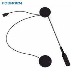 Motorcycle Helmet Bluetooth 4.0 Headset with USB Rechargeable Microphone Hands-free Call for Motor Motorbike Skiing