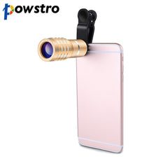 Powstro 10X Zoom Optical Telephoto Telescope Camera Lens mobile phone lens for iphone 6 7 for samsung sony LG HTC Huawei