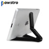 Powstro Foldable Adjustable Stand Bracket Holder Mount Angle Tablet for iPad Samsung Tablet PC Mobile Phone Holder