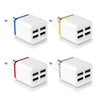 Powstro Travel Adapter for iPhone Samsung iPad For Android Phone charger EU US Plug 5.1A Universal 4 Ports USB Wall Charger