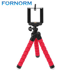 Mini Portable Flexible Tripod with Phone Holder Bracket Stand Tripod Kit for iPhone6s 7 Xiaomi Samsung HTC Cellphone DSLR Camera