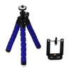 Mini Portable Flexible Tripod with Phone Holder Bracket Stand Tripod Kit for iPhone6s 7 Xiaomi Samsung HTC Cellphone DSLR Camera