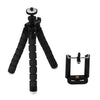 Mini Portable Flexible Tripod with Phone Holder Bracket Stand Tripod Kit for iPhone6s 7 Xiaomi Samsung HTC Cellphone DSLR Camera