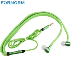 3.5mm Jack Wired In-ear Earphone 3 color Earbuds super bass Headset with Microphone for Exercise Running Hiking