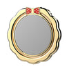 Powstro Metal Mirror Finger Ring Holder 360 Degree Smartphone Mobile Phone Finger Stand Holder For iPhone 7 6 Samsung Tablet
