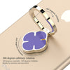Powstro Clover Mobile Phone Stand 360 Finger Ring Desk Stand Holder Fit For Magnetic Car Bracket Luxury Phone Holder Stand