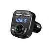 Powstro 4.1A Dual USB Car Quick Charger Voltage Display with FM Transmitter Bluetooth Car Kit MP3 Playe SD TF Music Playing