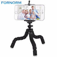 Mini Tripod Camera Phone Stand Holder Flexible Grip Octopus Monopod Flexible for Gopro Hero 3 4 for iPhone 6 Huawei