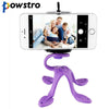 Powstro Mini Tripod Mount Holder Portable Flexible Stand/Holder For iPhone Sansung xiaomi Phone Holder Clip Bracket