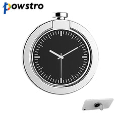 Powstro Finger Ring Smartphone Stand Holder Watch Style Finger Ring 360 Degrees Rotatable For iPhone Samsung Smart Phone Tablet