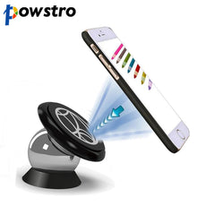 Powstro Magnetic 360 Degrees UF-A Car Mount Kit Bracket Magnet Mount Car Holder for iPhone iPAD SAMSUNG HUAWEI SONY GPS