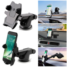 Powstro Flexible Long Car-styling Phone Car Holder Stand Support Telephone Voiture For iPhone Samsung Xiaomi Huawei GPS