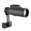 powstro Universal 40x60 Model 10X HD Optical Monocular Telescope Phone Lens Multicoated Glass Lens and BK4 Prism With Clip For Smartphones