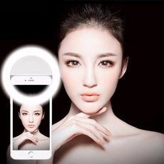 Powstro LED Selfie Flash Light Portable Round Ring Flash for iphone Smartphone i5/i6/note 4/s5/etc Running iOS/Android Phone