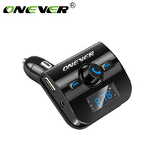 Onever Car MP3 Player Bluetooth FM Transmitter Wireless Audio Modulator Handsfree Car Kit Support USB Flash SD/TF Drive FLAC