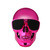 Fornorm Portable Skull Shape Bluetooth Speaker With Microphone Rechargeable Stereo Music Player For Computer Iphone Smartphone