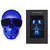 Fornorm Portable Skull Shape Bluetooth Speaker With Microphone Rechargeable Stereo Music Player For Computer Iphone Smartphone