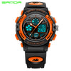 Sport Watch Double Display Cold Light Electronic Waterproof Mens Student