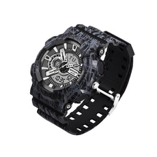 Sport  Watch Camouflage Double Display Cold Light Electronic  Waterproof Mens