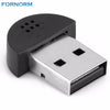 Fornorm Super Mini USB 2.0 Microphone Portable Studio Speech MIC Audio Adapter Driver for PC Notebook