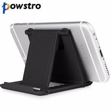 Powstro Foldable Lazy Mobile Phone Foldable Mini Cell Phone Stand Holder For HTC For iPhone 5/4/4S 6 7 For Samsung For Xiaomi