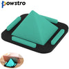 Powstro Pyramid Phone Stand Washable Non-Slip Silicone Phone Holder Adjustable Viewing Angles For iphone 8 Mobile Phone Bracket