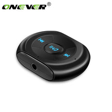 Onever Wireless Bluetooth 4.0 Audio Stereo Music Speaker Mic Car Receiver Aux Adapter 3.5mm Jack Adapter for Speaker Headphone