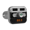 Powstro 3.4A Dual USB Car Charger with Bluetooth Car Kit Music Player FM Transmitter Hands-free Modulator with TF Slot DC12-24V