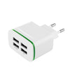 Powstro Universal Wall Phone Charger EU Plug 5V 4A Max Travel Adapter with 4 USB Ports Phone Charger For iPhone Samsung iPad