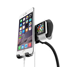 Dual Magnetic Car Mount Holder Stand Dock for Apple Watch iWatch and iPhone 7 Plus 6 6S Plus 5S