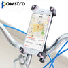 Powstro Anti-Slip Universal 360 Rotating Bicycle Bike Phone Holder Handlebar Clip Stand Mount Bracket For Smart Mobile Cellphone