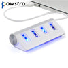 High Speed 4 Port USB 2.0 Hub USB Port USB HUB Portable OTG HUB USB Splitter for Apple Macbook Air Laptop PC Tablet